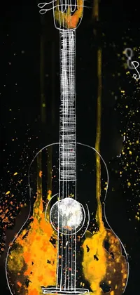 Musical Instrument Guitar Light Live Wallpaper