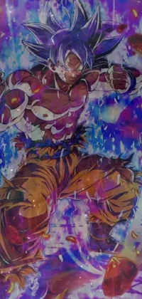 Purple Plant Paint Live Wallpaper