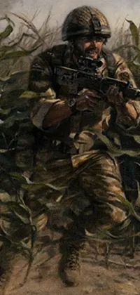 Camouflage Military Camouflage Squad Live Wallpaper