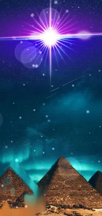 Blue Light World Live Wallpaper