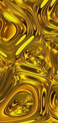 Liquid Gold Fluid Live Wallpaper