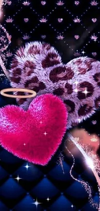 Purple Organism Gesture Live Wallpaper
