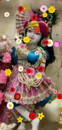 Flower Toy Pink Live Wallpaper
