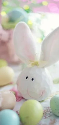 Toy Pink Rabbit Live Wallpaper