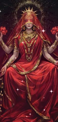 Sari Art Fashion Design Live Wallpaper