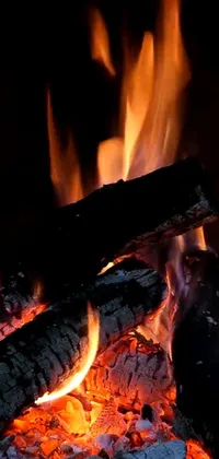Charcoal Ash Fire Live Wallpaper