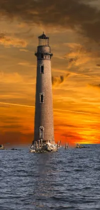 Water Lighthouse Cloud Live Wallpaper