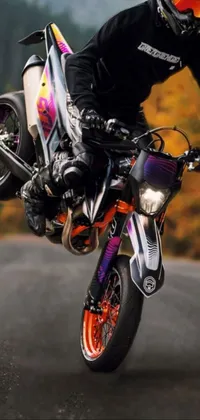 Helmet Tire Wheelie Live Wallpaper