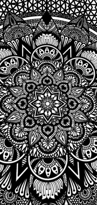 Black Textile Art Live Wallpaper
