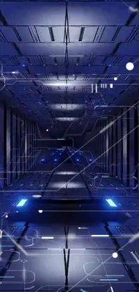 Blue Light Electricity Live Wallpaper
