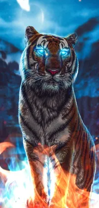 Tiger Felidae Siberian Tiger Live Wallpaper