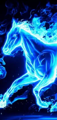Horse Light Organism Live Wallpaper