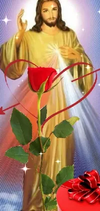 Flower Plant Light Live Wallpaper