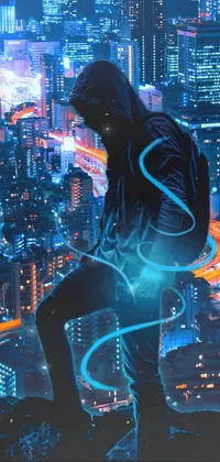 Drum Blue Musician Live Wallpaper