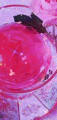 Colorfulness Liquid Purple Live Wallpaper