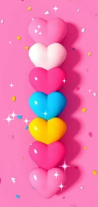 Balloon Pink Font Live Wallpaper