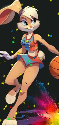 Basketball Cartoon Sports Equipment Live Wallpaper