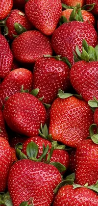 Food Green Strawberry Live Wallpaper