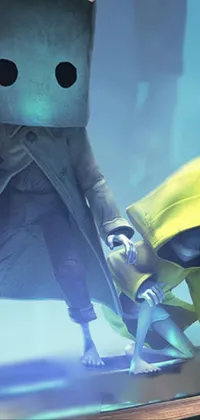 Blue Toy Gesture Live Wallpaper