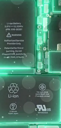 Green Font Audio Equipment Live Wallpaper