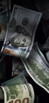 Bottle Paper Banknote Live Wallpaper