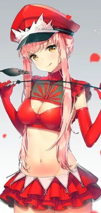 Red Racy Art Live Wallpaper