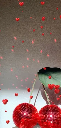 Plant Red Tree Live Wallpaper