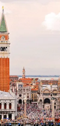 Cloud Sky Building Live Wallpaper