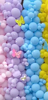 Colorfulness Electric Blue Circle Live Wallpaper