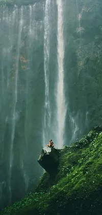 Water Waterfall Plant Live Wallpaper