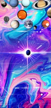 Light Art Illustration Live Wallpaper - free download