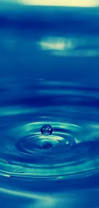 Water Blue Electric Blue Live Wallpaper