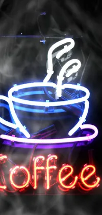 Light Neon Electric Blue Live Wallpaper