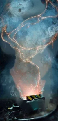 Water Art Smoke Live Wallpaper
