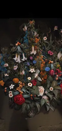 Bouquet Flower Arranging Ornament Live Wallpaper