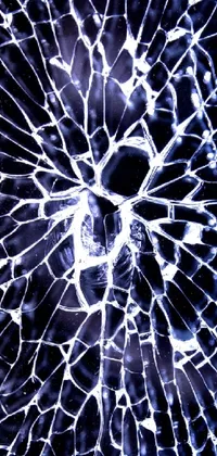 Art Electric Blue Organism Live Wallpaper