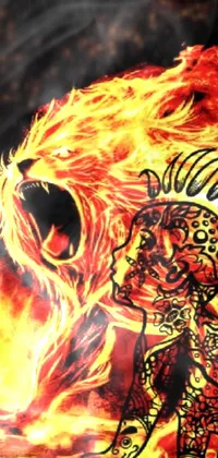 Flame Fire Art Live Wallpaper