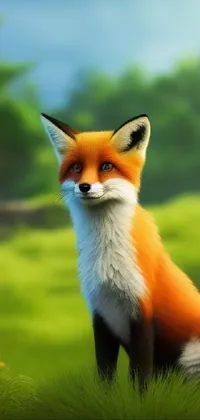Eye Red Fox Fox Live Wallpaper