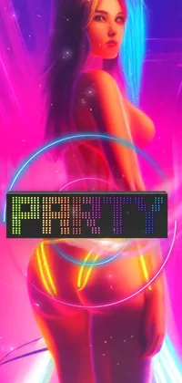 Neon Party Live Wallpaper