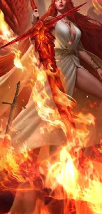 Light Orange Dress Live Wallpaper
