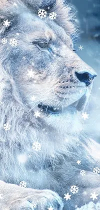 The snow of the Lion Live Wallpaper