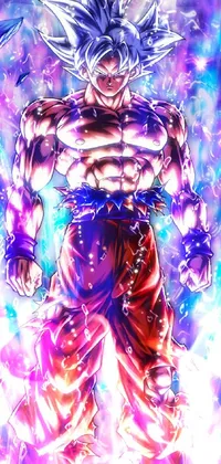 Dragon Ball Goku Warrior Live Wallpaper: Aura electric reflection ...