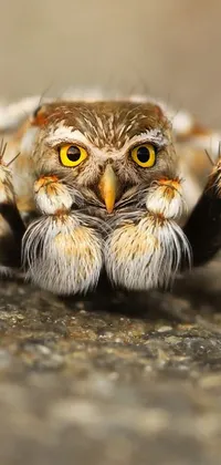 Funny Owl-tarantula Live Wallpaper