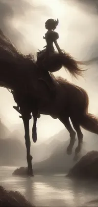 Cloud Horse Working Animal Live Wallpaper