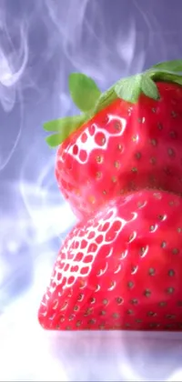 Frozen Strawberry  Live Wallpaper