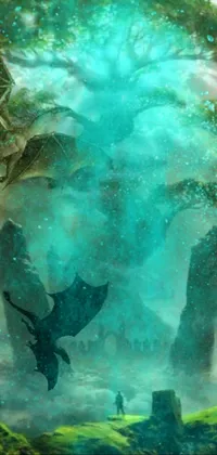 Water Green Azure Live Wallpaper