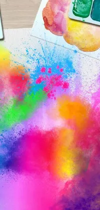 Splash of color Live Wallpaper