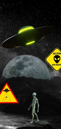 OVNI, Alien Live Wallpaper