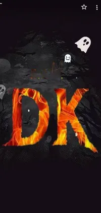 Orange Font Calabaza Live Wallpaper