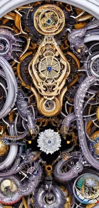 Blue Art Landmark Live Wallpaper